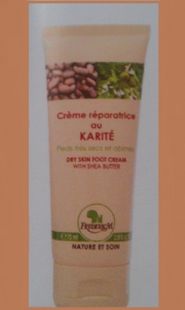 CRÈME RÉPARATRICE AU KARITÉ pieds très secs & abîmés   